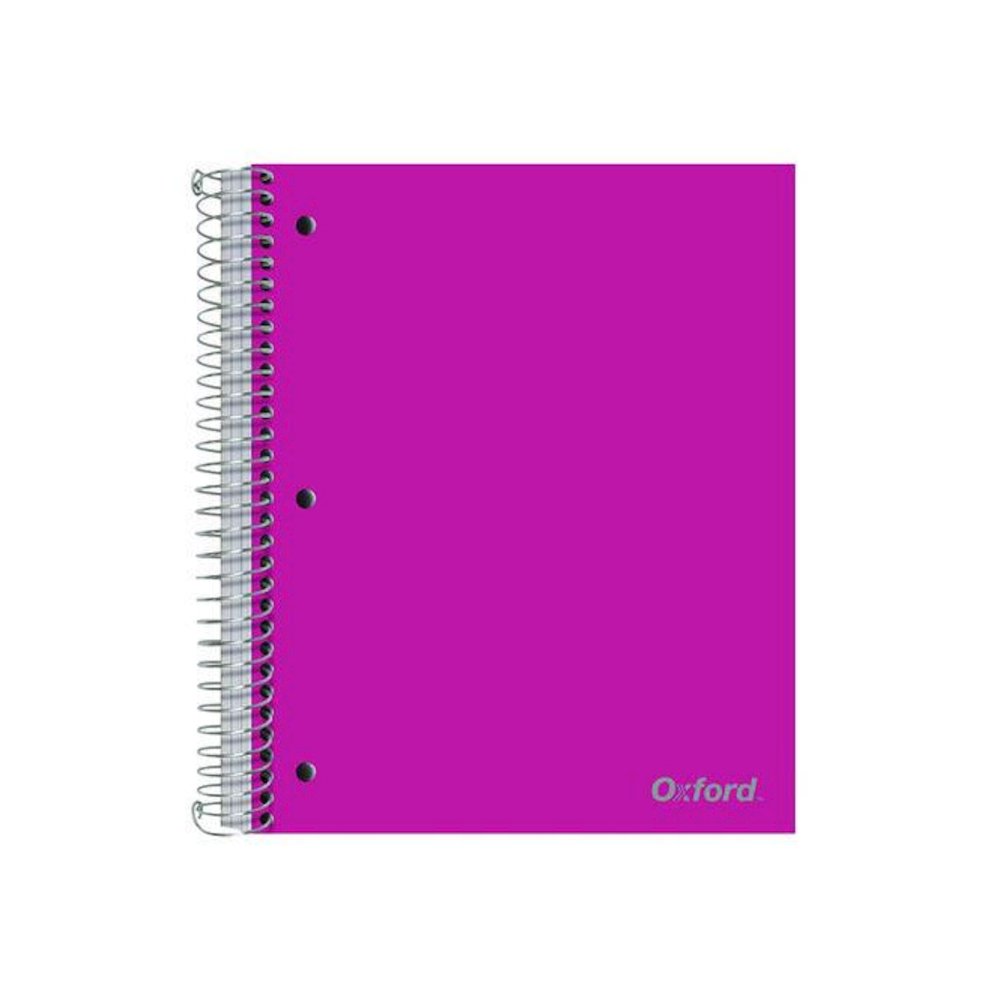 Three-Subject Notebook, Medium/College Rule, Randomly Assorted Cover Color, (150) 11 x 9 Sheets. Picture 1