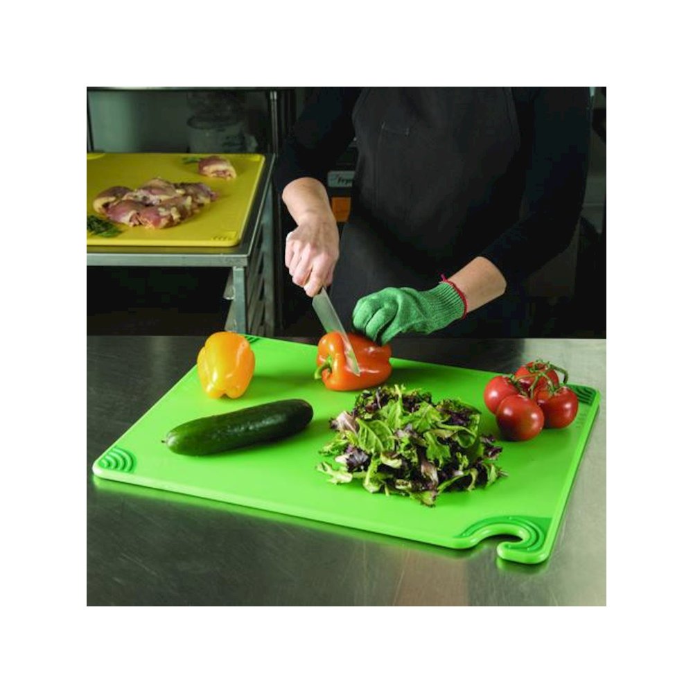 Saf-T-Grip Cutting Board, 24 x 18 x 0.5, Green. Picture 5