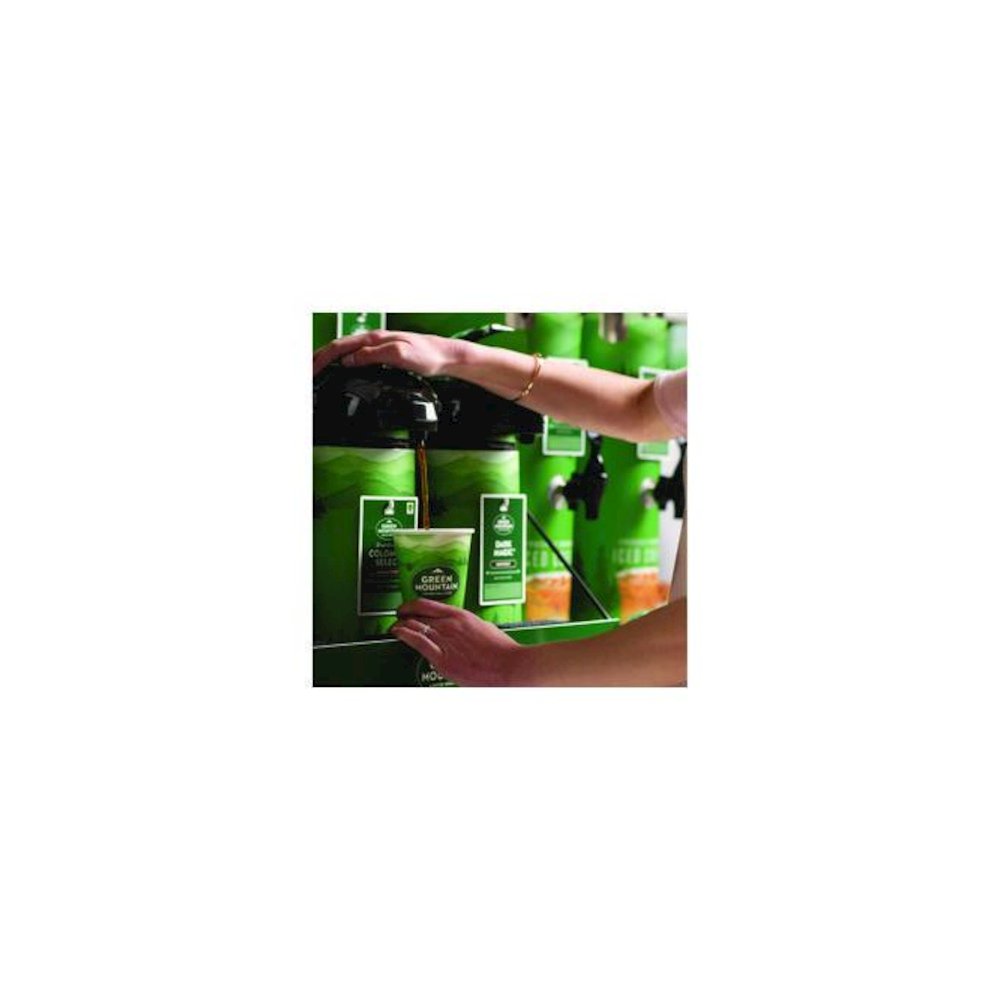 Paper Hot Cups, 16 oz, Green Mountain Design, 1,000/Carton. Picture 2