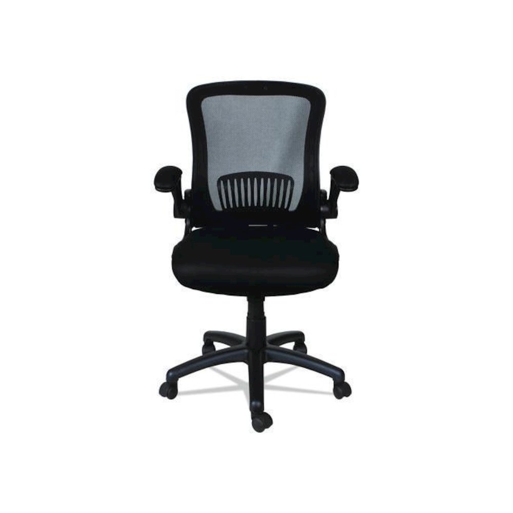 Alera EB-E Series Swivel/Tilt Mid-Back Mesh Chair, Supports Up to 275 lb, 18.11" to 22.04" Seat Height, Black. Picture 3
