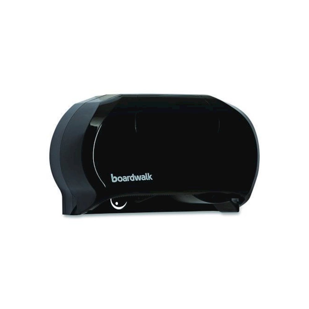 Standard Twin Toilet Tissue Dispenser, 13 x 6.75 x 8.75, Black. Picture 6