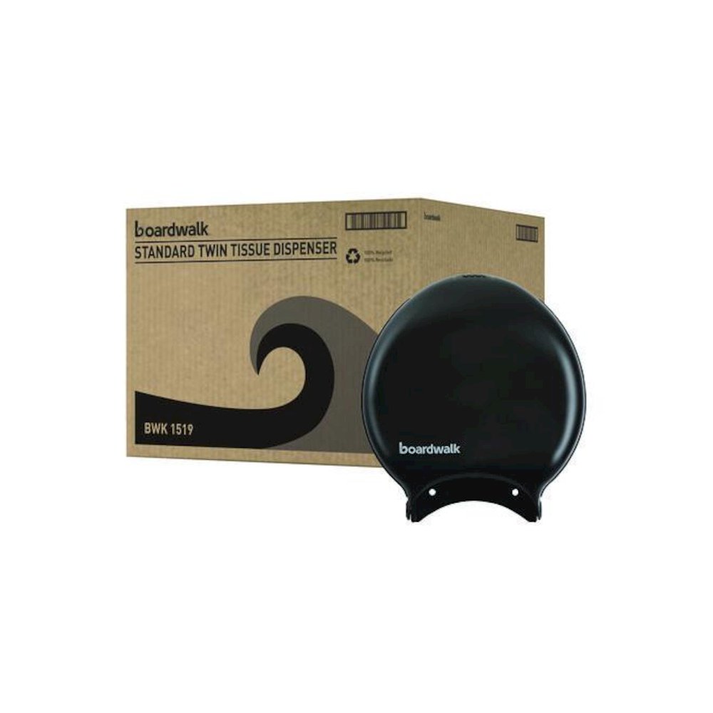Single Jumbo Toilet Tissue Dispenser, 11 x 6.25 x 12.25, Black. Picture 10