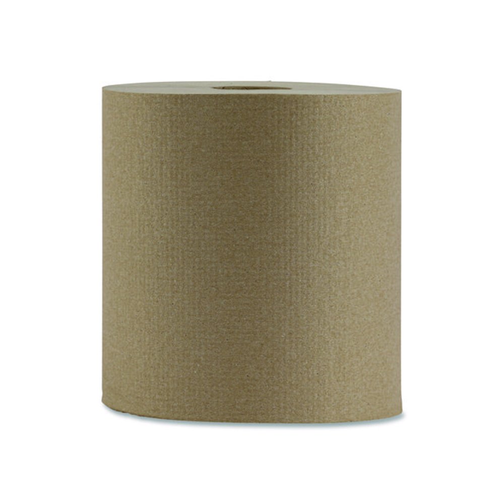 Hardwound Paper Towels, Nonperforated, 1-Ply, 8" x 800 ft, Natural, 6 Rolls/Carton. Picture 2