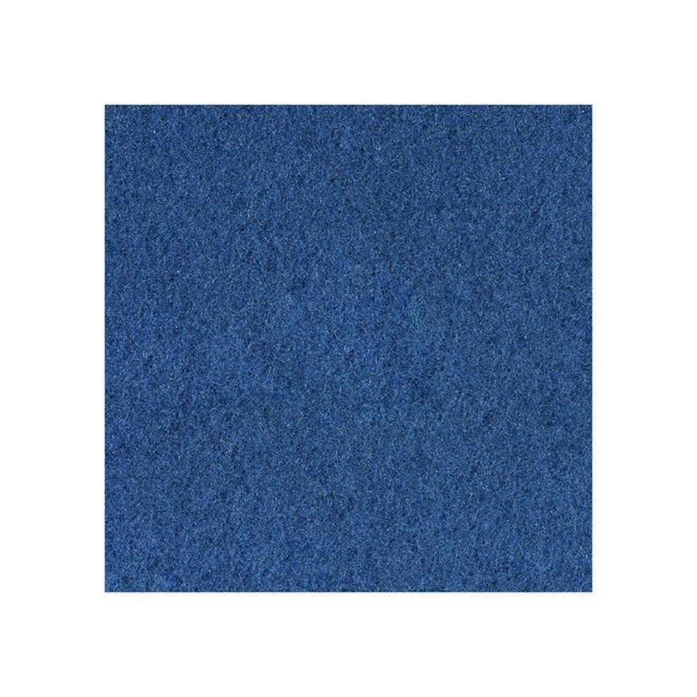Scrubbing Floor Pads, 17" Diameter, Blue, 5/Carton. Picture 7