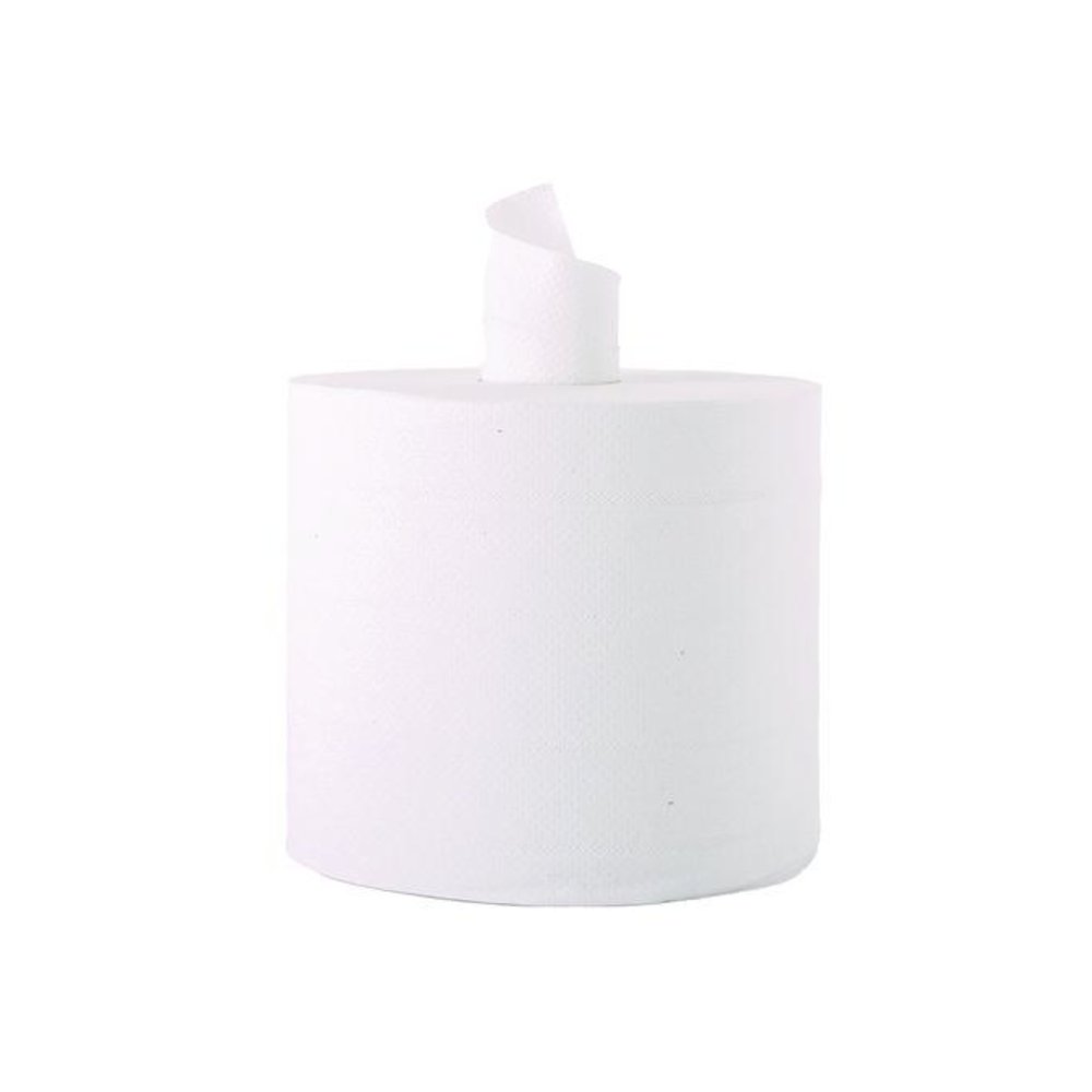 Center-Flow Perforated Paper Towel Roll, 7.3 x 15, White, 6 Rolls/Carton. Picture 2