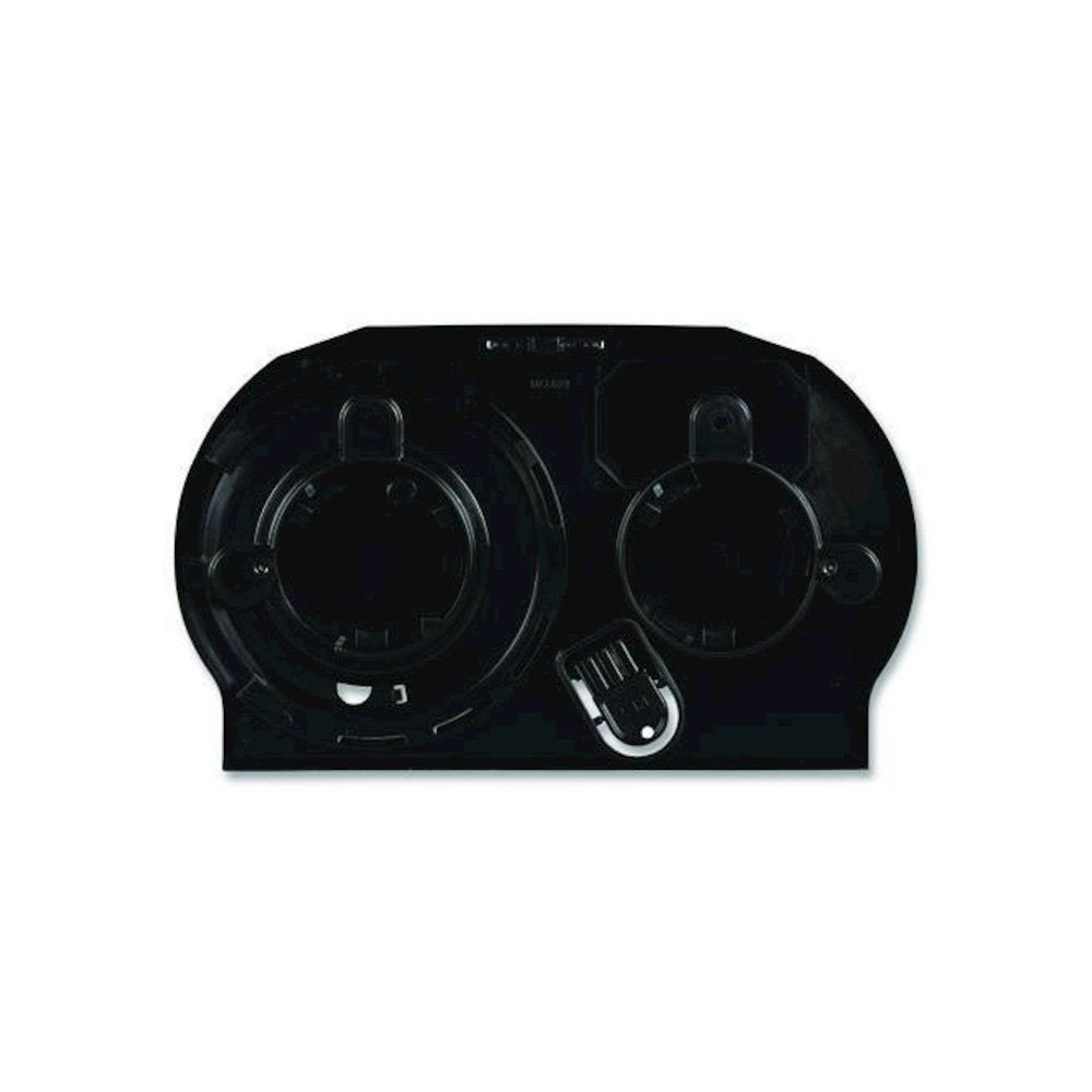 Standard Twin Toilet Tissue Dispenser, 13 x 6.75 x 8.75, Black. Picture 8