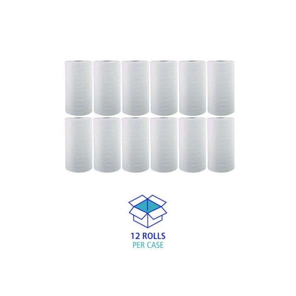 Kitchen Roll Towel, 2-Ply, 11 x 8.5, White, 250/Roll, 12 Rolls/Carton. Picture 5