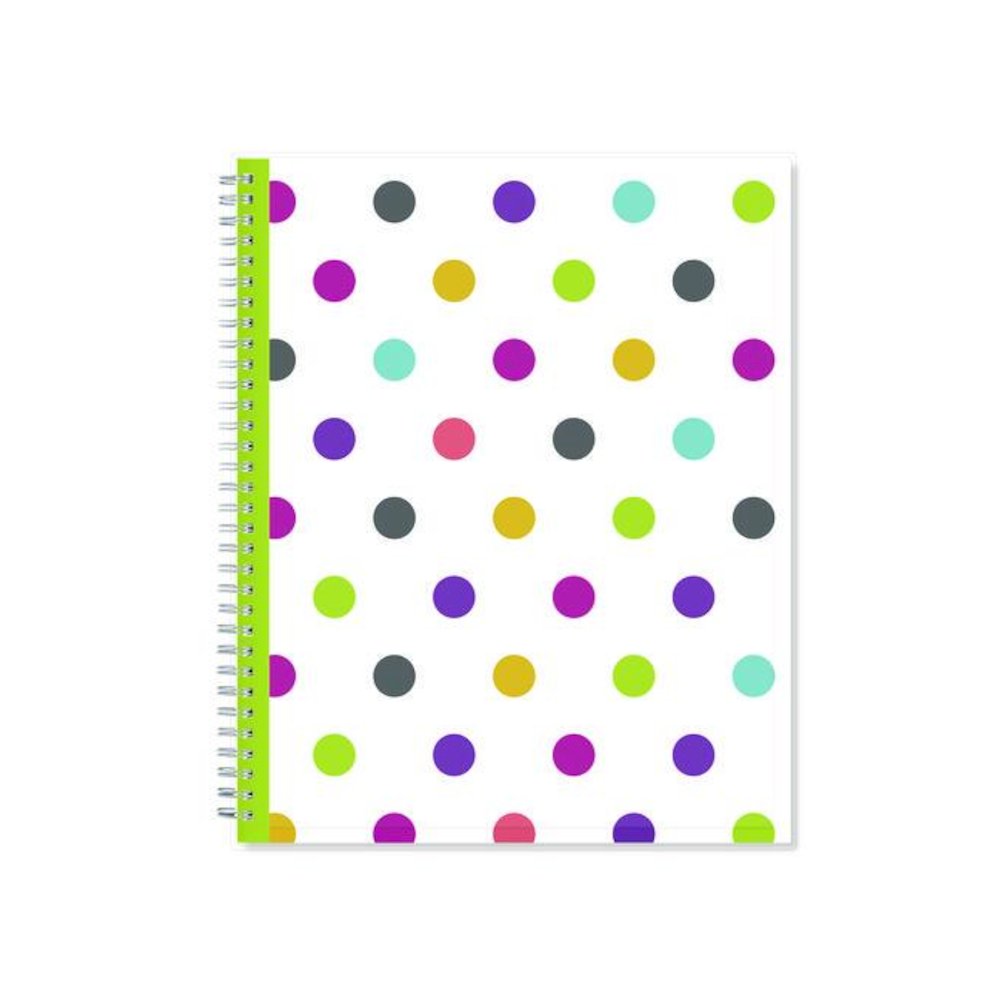 Teacher Dots CYO Cover Weekly/Monthly Lesson Planner, 9 Classes, Multicolor Cover, 11 x 8.5, 12-Month (July-June), 2025-2026. Picture 2