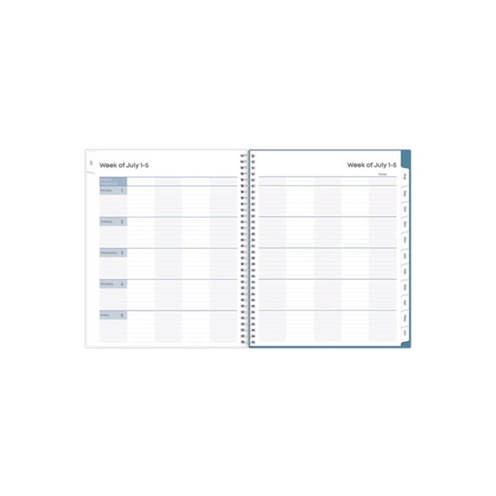 Teacher Dots CYO Cover Weekly/Monthly Lesson Planner, 9 Classes, Multicolor Cover, 11 x 8.5, 12-Month (July-June), 2025-2026. Picture 3