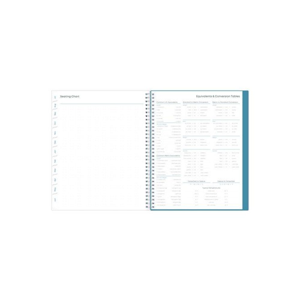 Teacher Dots CYO Cover Weekly/Monthly Lesson Planner, 9 Classes, Multicolor Cover, 11 x 8.5, 12-Month (July-June), 2025-2026. Picture 8