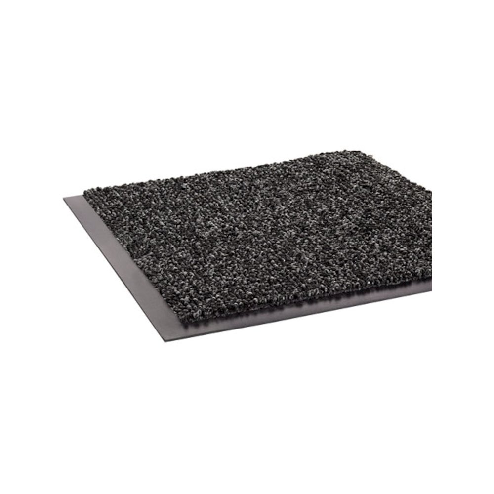 Fore-Runner Outdoor Scraper Mat, Gray Loop-Twist Ribbed Polypropylene Surface, 36" x 60". Picture 2