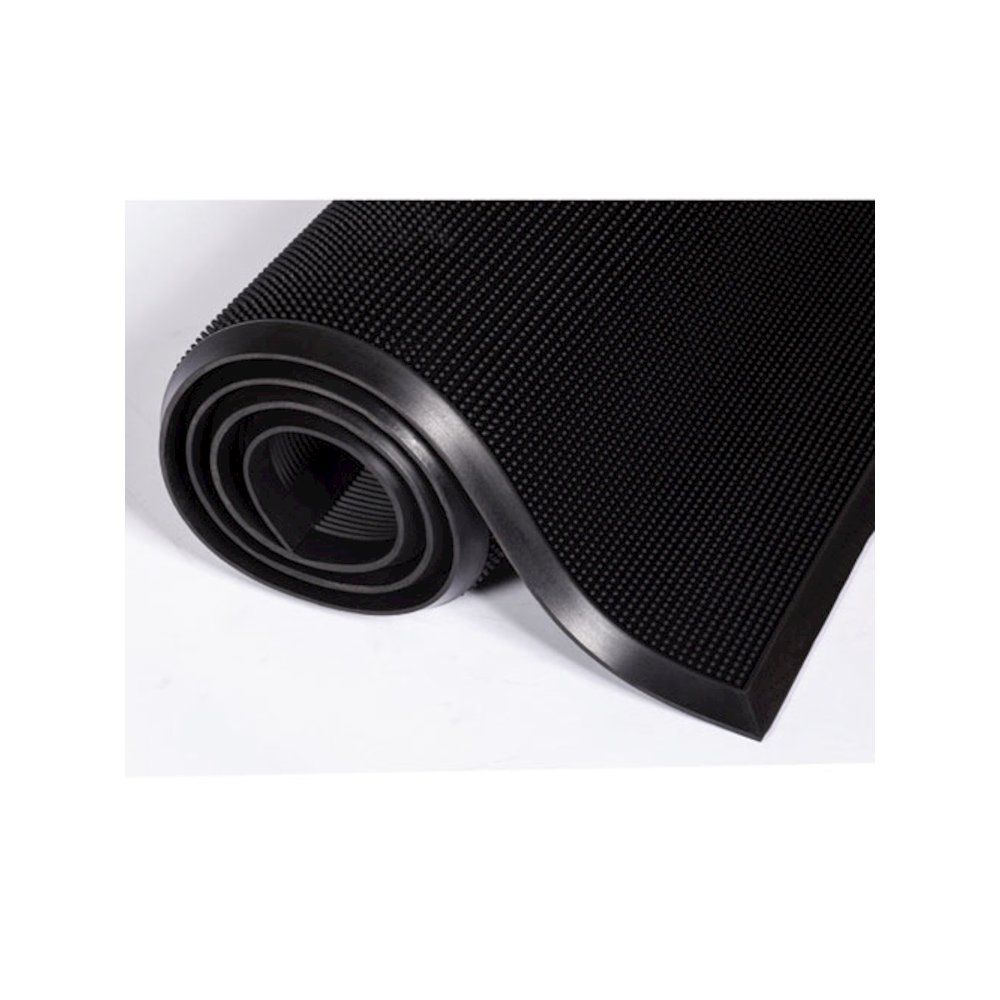 Mat-A-Dor Entrance Scraper Mat, Black Fingertip Textured Rubber Surface, 24" x 32". Picture 2