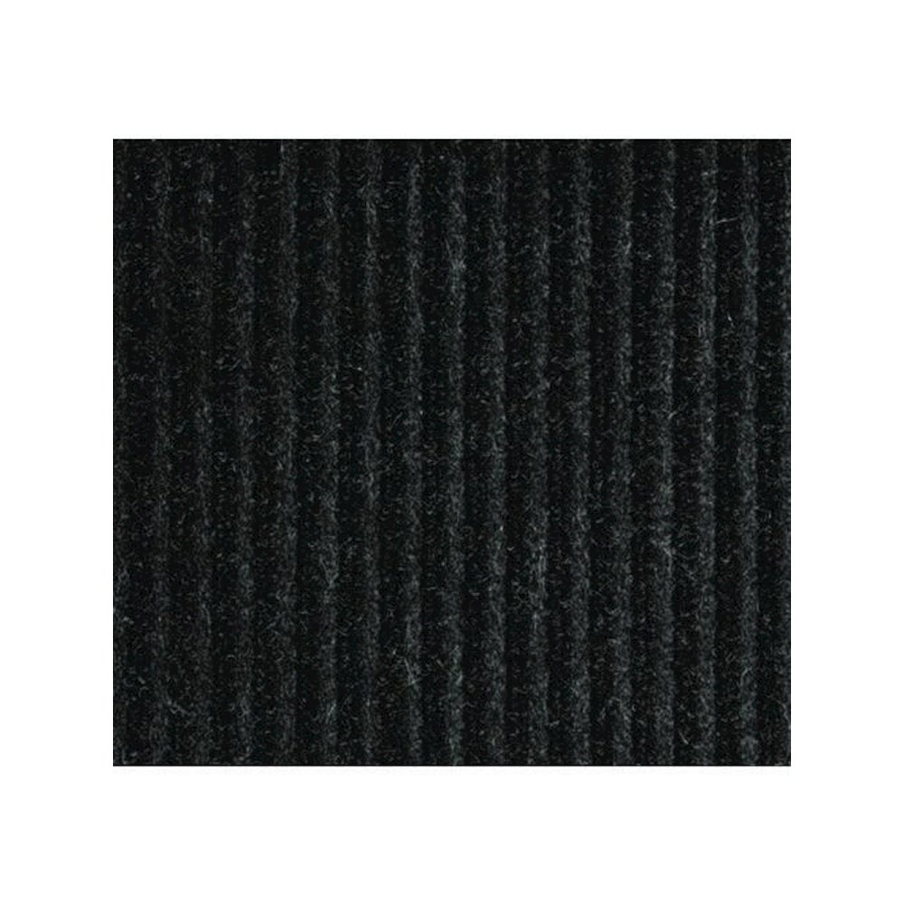 Needle-Rib Wiper/Scraper Mat, Rectangular, Charcoal Gray Ribbed Surface, 36" x 48". Picture 4