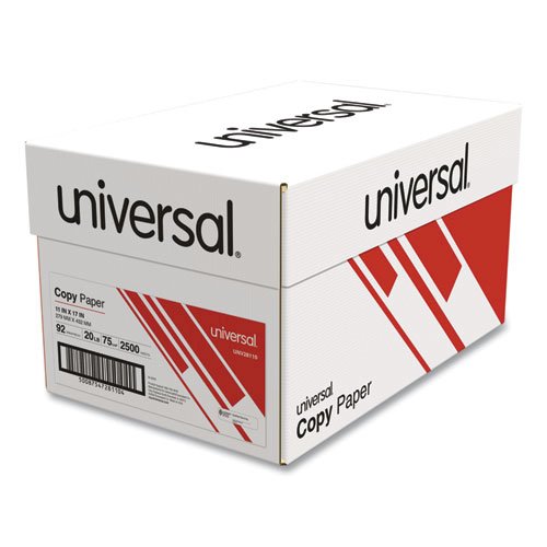 Copy Paper, 92 Bright, 20 lb Bond Weight, 11 x 17, White, 500 Sheets/Ream, 5 Reams/Carton. Picture 2