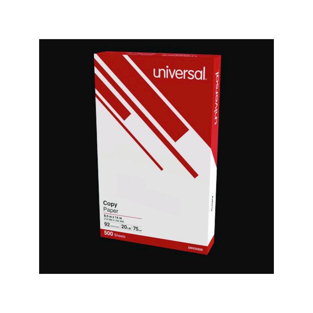 Legal Size Copy Paper, 92 Bright, 20 lb Bond Weight, 8.5 x 14, White, 500 Sheets/Ream, 10 Reams/Carton. Picture 3