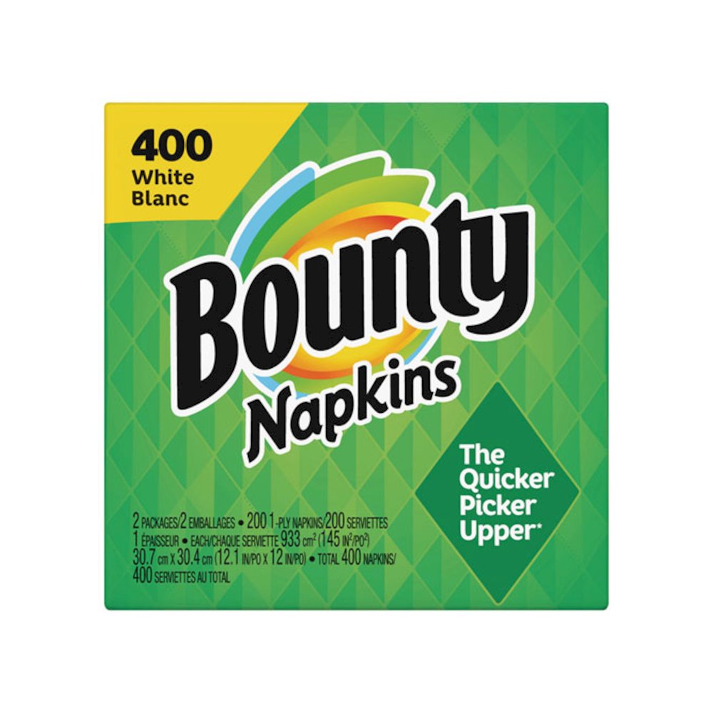 Quilted Napkins, 1-Ply, 12.1 x 12, White, 400/Pack, 4 Packs/Carton. Picture 3
