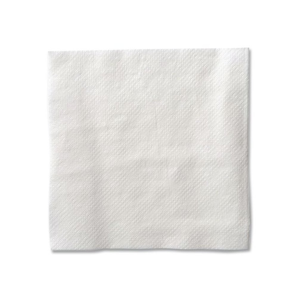 Cocktail Napkins, 1-Ply, 9 x 9, White, 500/Pack, 8 Packs/Carton. Picture 6