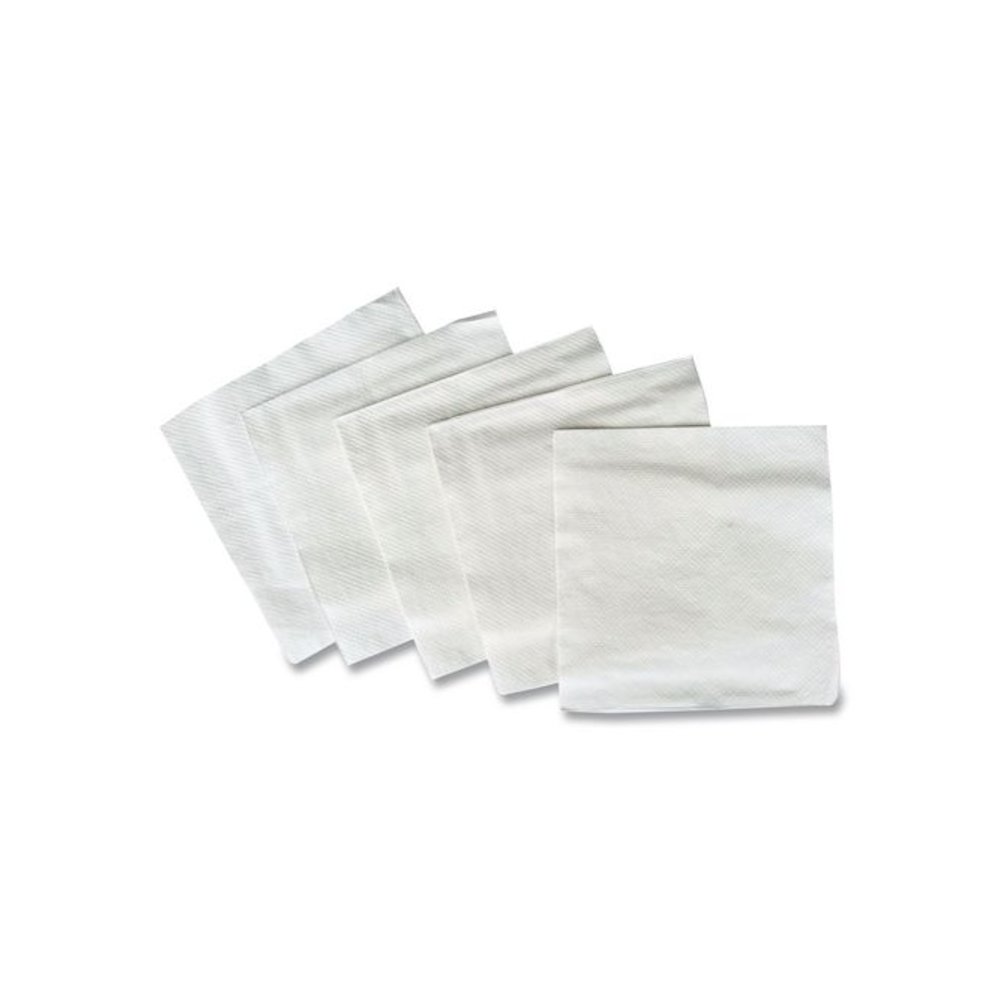 Cocktail Napkins, 1-Ply, 9 x 9, White, 500/Pack, 8 Packs/Carton. Picture 2