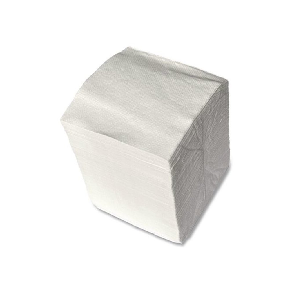 Cocktail Napkins, 1-Ply, 9 x 9, White, 500/Pack, 8 Packs/Carton. Picture 4
