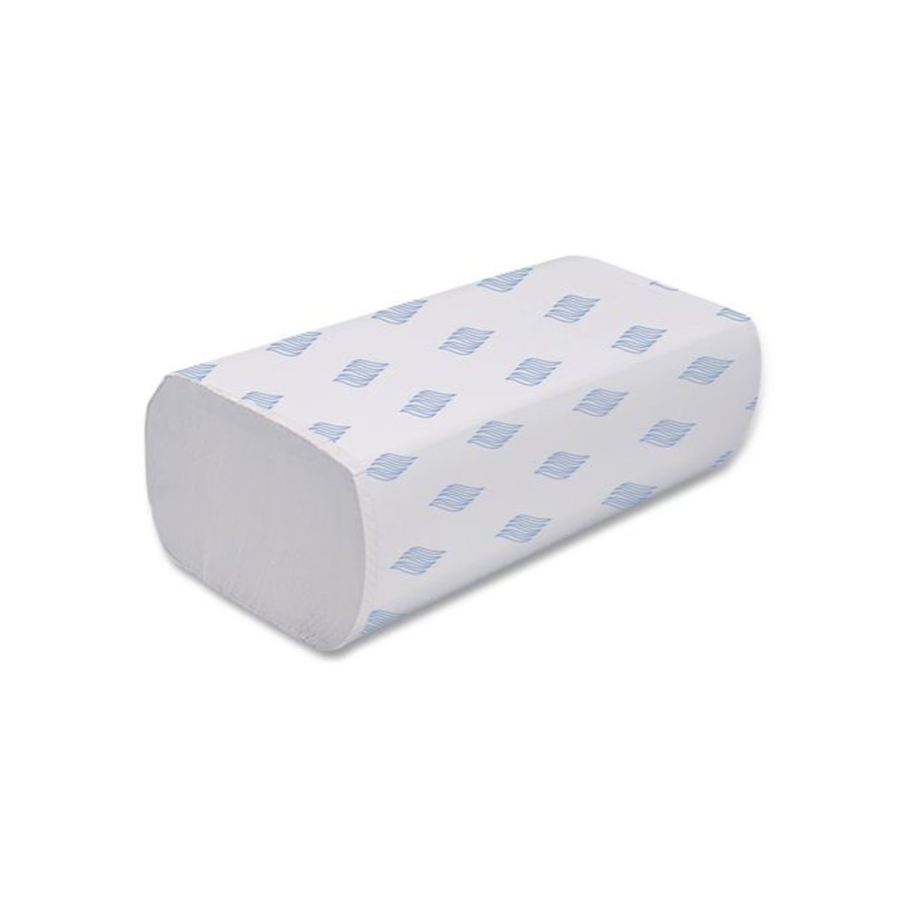 Multifold Towels, 1-Ply, 9.25 x 9.05, White, 250/Pack, 16 Packs/Carton. Picture 5