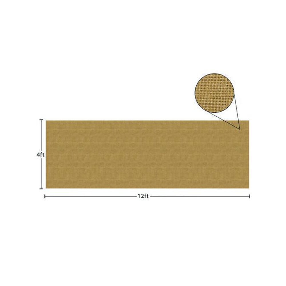 Better Than Paper Bulletin Board Roll, 4 ft x 12 ft, Burlap. Picture 5