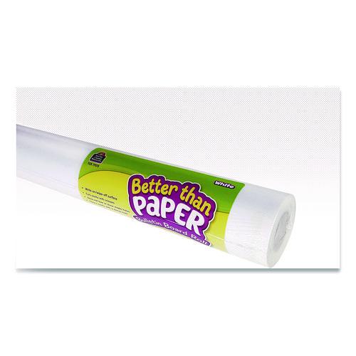 Better Than Paper Bulletin Board Roll, 4 ft x 12 ft, White. Picture 4