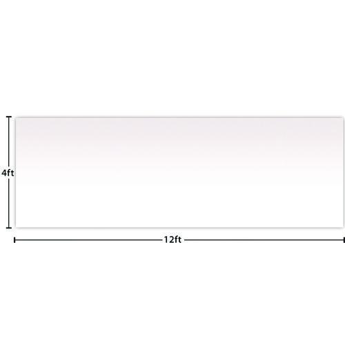 Better Than Paper Bulletin Board Roll, 4 ft x 12 ft, White. Picture 5