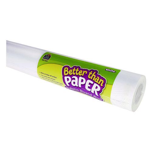 Better Than Paper Bulletin Board Roll, 4 ft x 12 ft, White. Picture 1