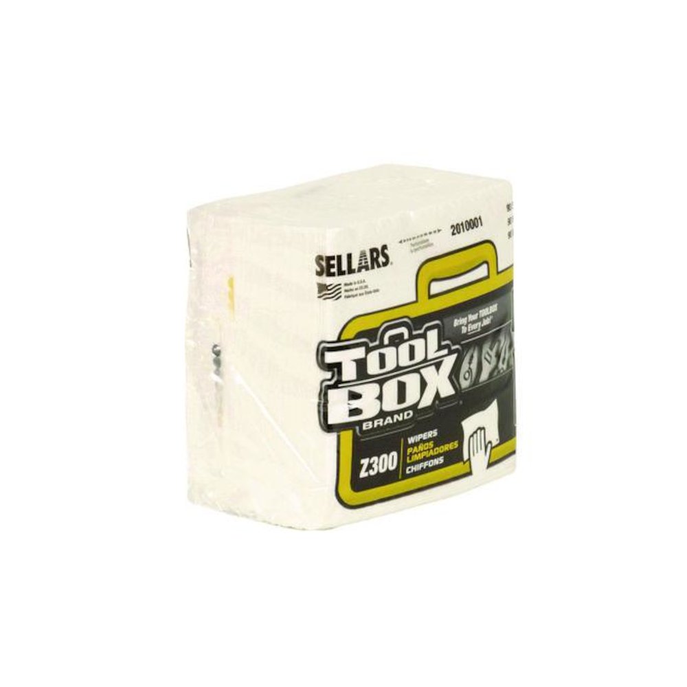 Z300 Quarterfold Wipers, 1-Ply, 11.87 x 13, White, 12/Carton. Picture 3
