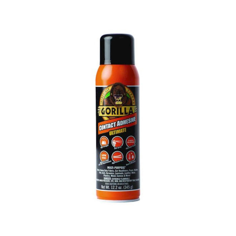 Contact Adhesive Ultimate, 12.2 oz Aerosol Spray, Dries Light Yellow. Picture 1