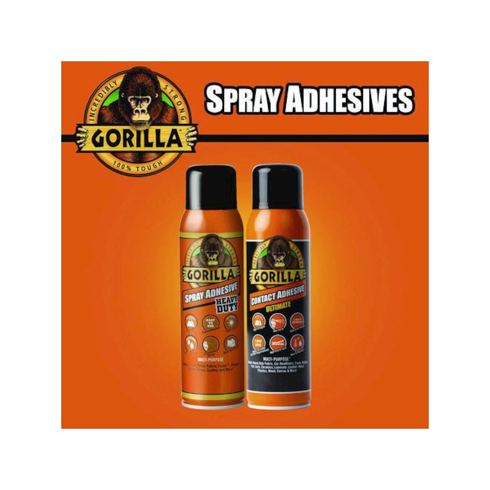 Contact Adhesive Ultimate, 12.2 oz Aerosol Spray, Dries Light Yellow. Picture 9