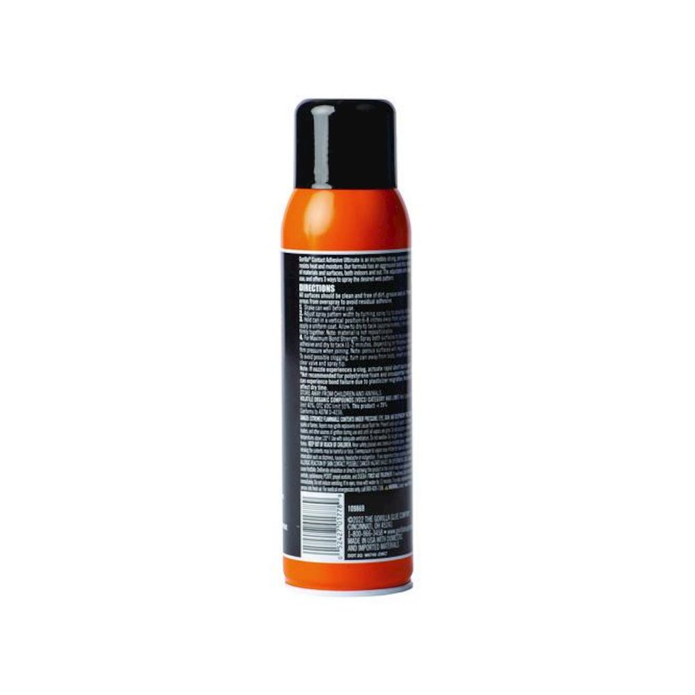 Contact Adhesive Ultimate, 12.2 oz Aerosol Spray, Dries Light Yellow. Picture 2