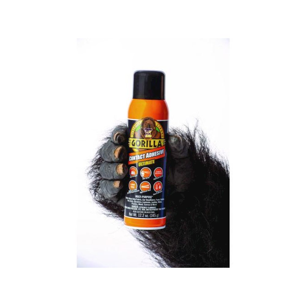 Contact Adhesive Ultimate, 12.2 oz Aerosol Spray, Dries Light Yellow. Picture 8