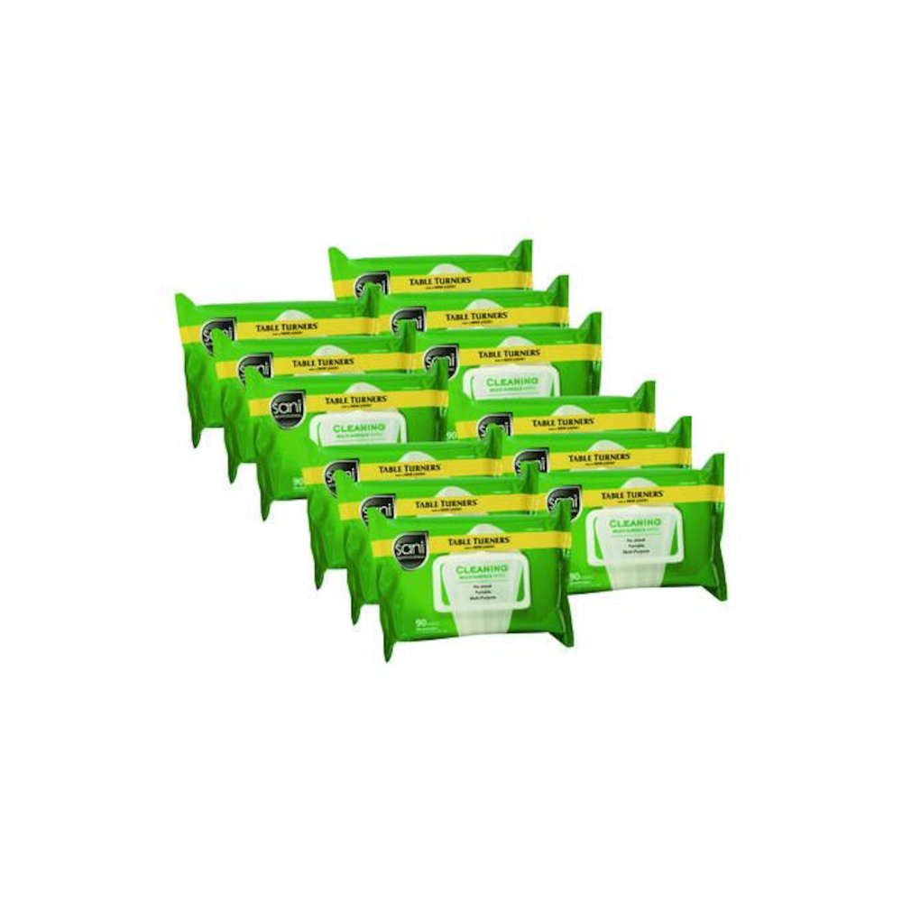 Multi-Surface Cleaning Wipes, 1-Ply, 11.5 x 7, Fresh Scent, White, 90 Wipes/Pack, 12 Packs/Carton. Picture 1