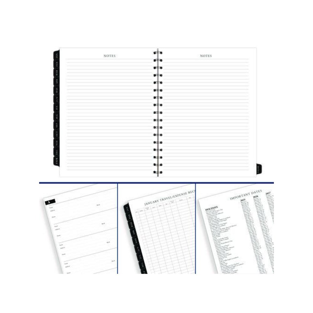 Executive Weekly/Monthly Planner Refill with Hourly Appointments, 8.75 x 6.88, White Sheets, 12-Month (Jan to Dec): 2026. Picture 5