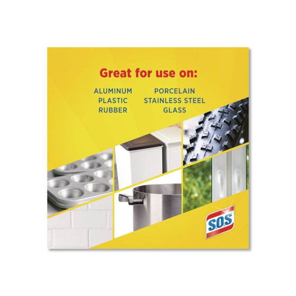 Steel Wool Soap Pads, Steel, 4/Box, 24 Boxes/Carton. Picture 3
