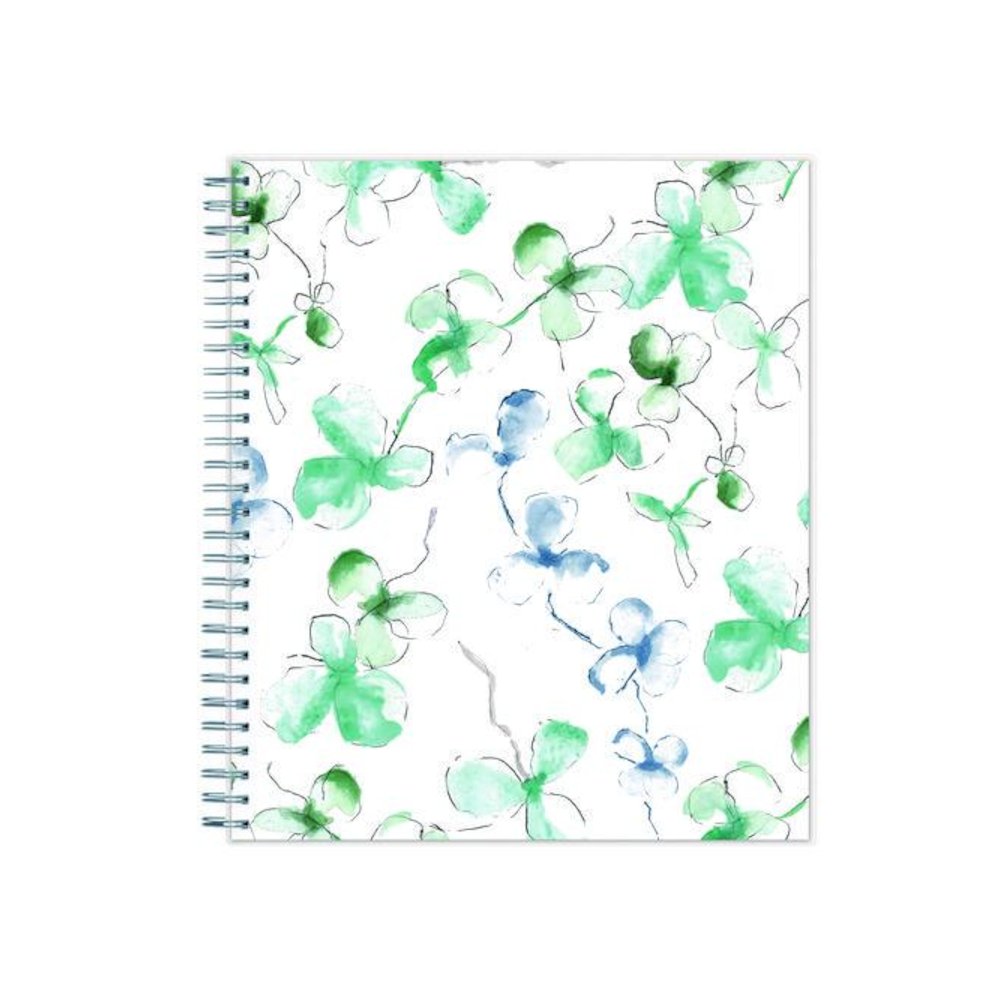 Lindley Monthly Planner, Floral Artwork, 10 x 8, White/Blue/Green Cover, 12-Month (Jan to Dec): 2026. Picture 2