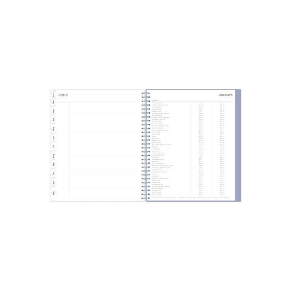 Rue Du Flore Monthly Planner, Floral Artwork, 10 x 8, Jade/Lavender Cover, 12-Month (Jan to Dec): 2026. Picture 6
