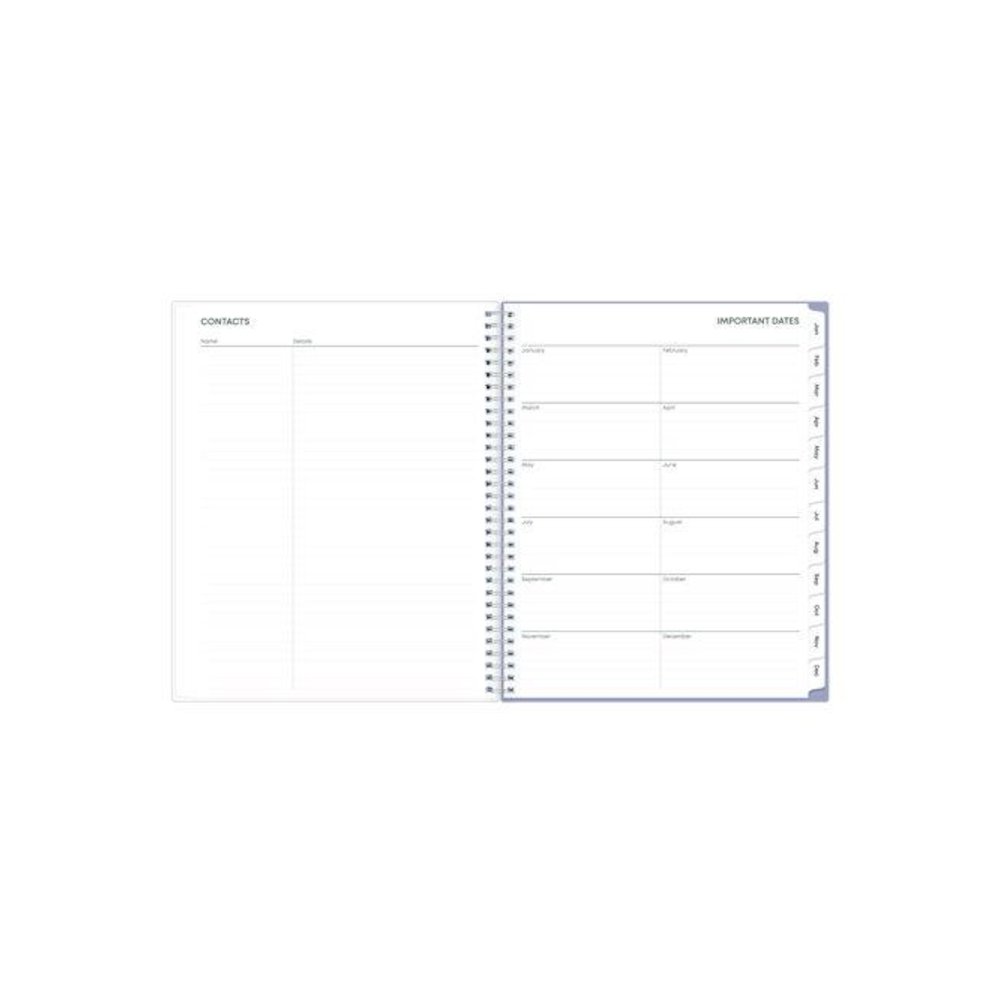 Laila Create-Your-Own Cover Weekly/Monthly Planner, Wildflower Artwork, 11 x 8.5, Purple/Blue/Pink, 12-Month (Jan-Dec): 2026. Picture 6