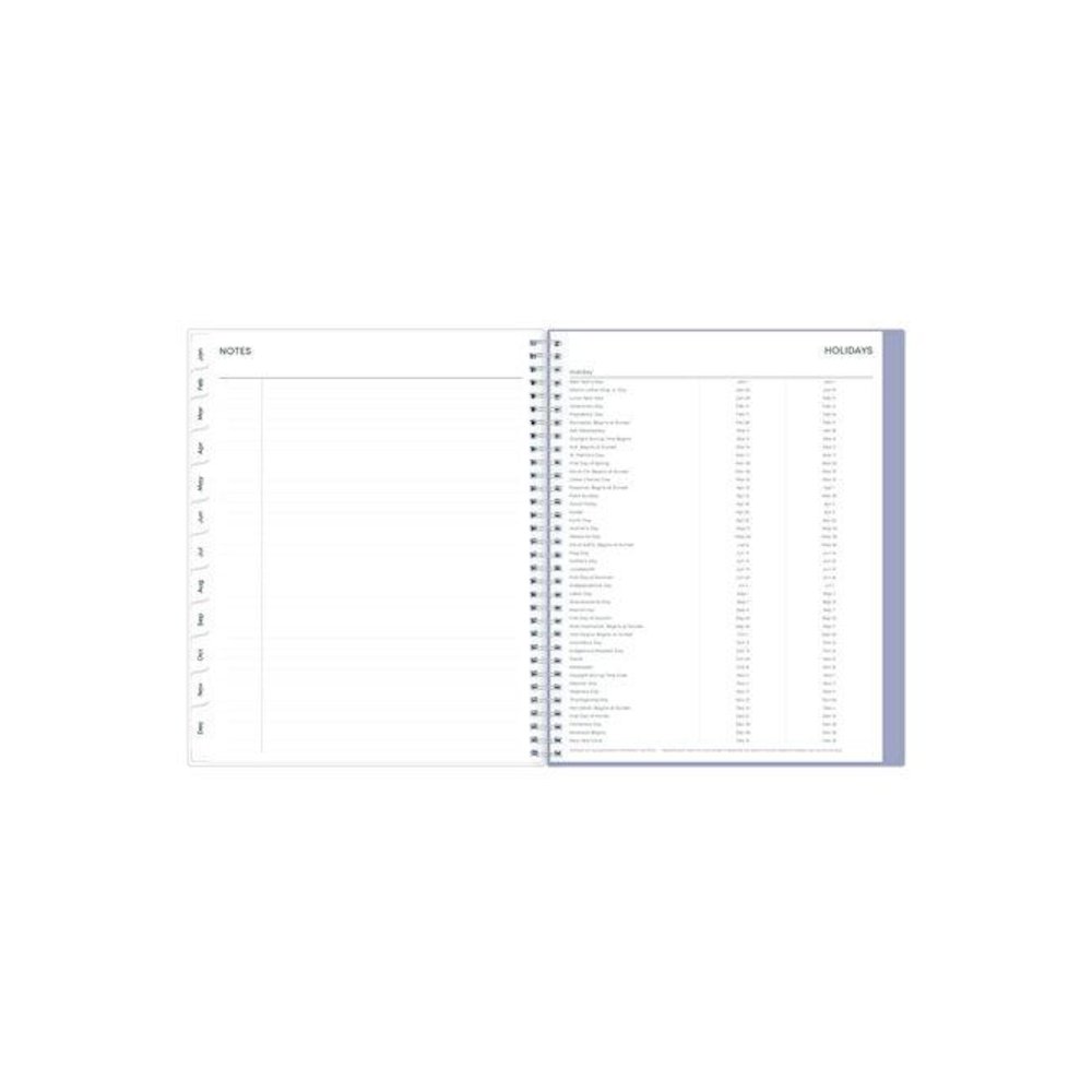 Laila Create-Your-Own Cover Weekly/Monthly Planner, Wildflower Artwork, 11 x 8.5, Purple/Blue/Pink, 12-Month (Jan-Dec): 2026. Picture 7