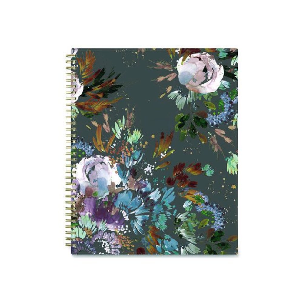 Kelly Ventura Midnight Garden Weekly/Monthly Planner, Floral Artwork, 11 x 8.5, Multicolor Cover, 12-Month (Jan to Dec): 2026. Picture 2