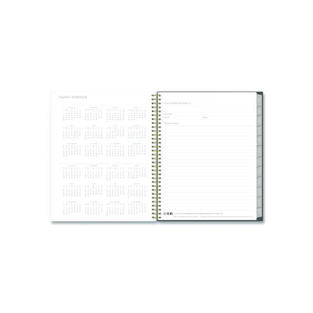 Kelly Ventura Midnight Garden Weekly/Monthly Planner, Floral Artwork, 11 x 8.5, Multicolor Cover, 12-Month (Jan to Dec): 2026. Picture 5