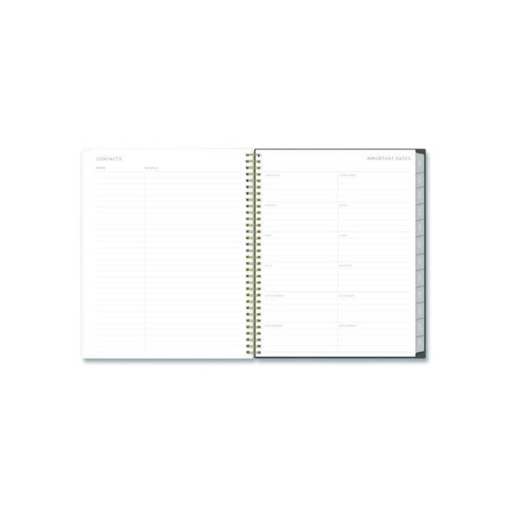 Kelly Ventura Midnight Garden Weekly/Monthly Planner, Floral Artwork, 11 x 8.5, Multicolor Cover, 12-Month (Jan to Dec): 2026. Picture 6