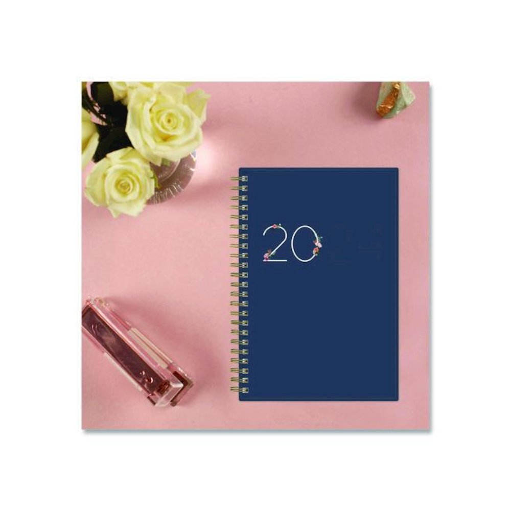 Ashlyn Weekly/Monthly Planner, Floral Artwork, 8 x 5, Navy/Multicolor Cover, 12-Month (Jan to Dec): 2026. Picture 9