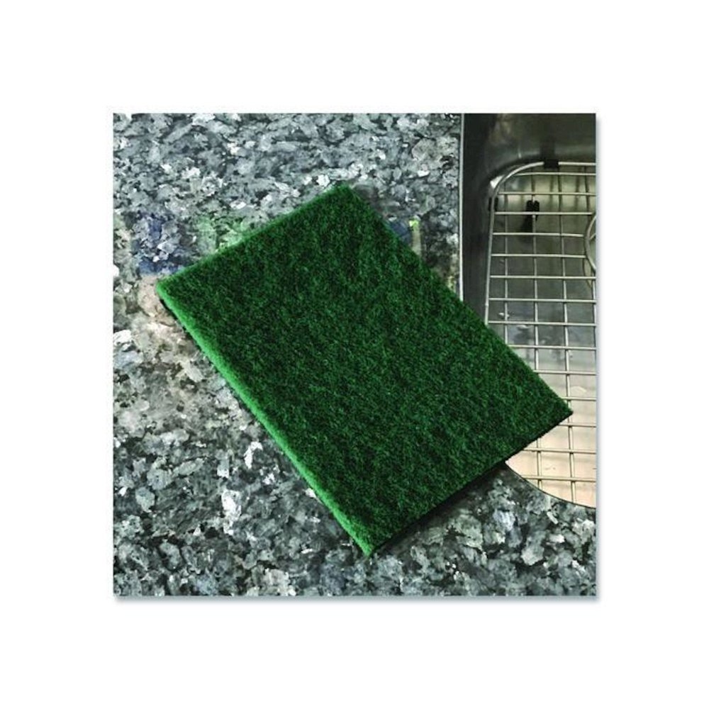 90-96 Medium Duty Hand Cleaning Pad, 6" x 9", Green, 20/Pack, 3 Packs/Carton. Picture 4