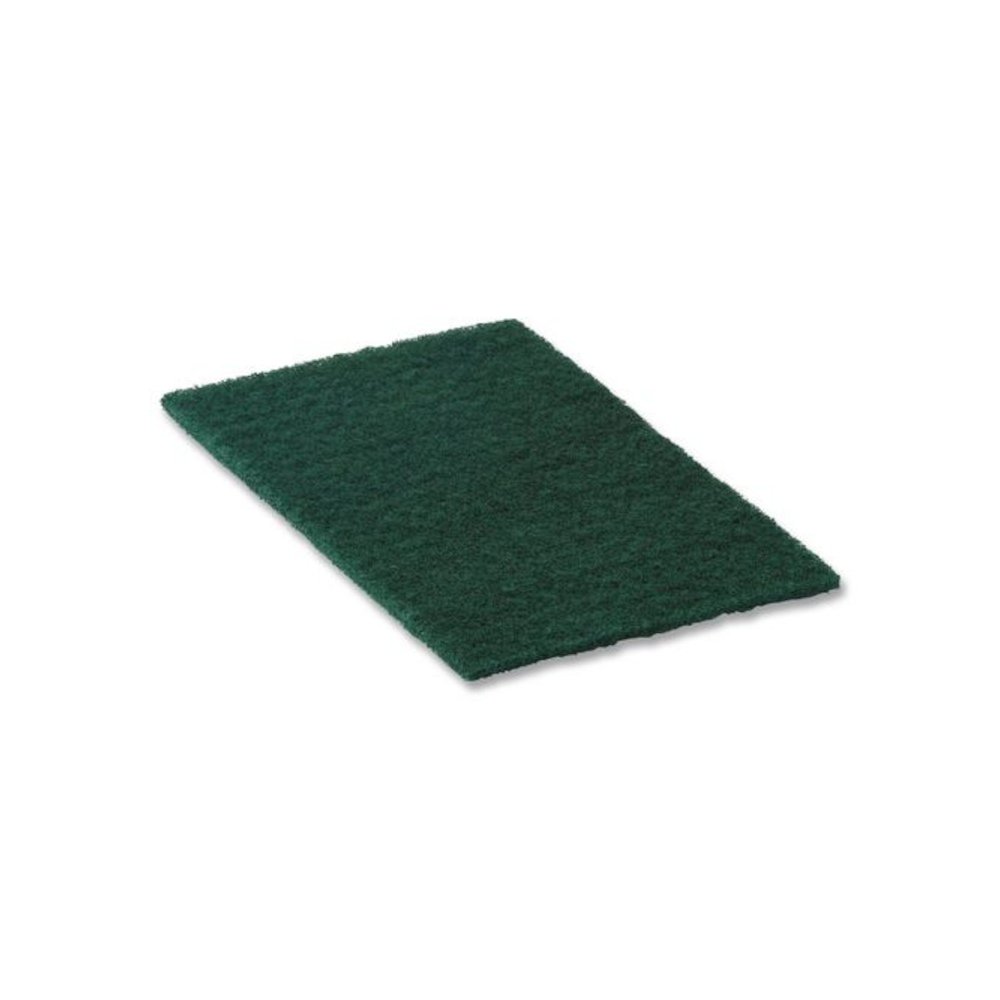 90-96 Medium Duty Hand Cleaning Pad, 6" x 9", Green, 20/Pack, 3 Packs/Carton. Picture 5