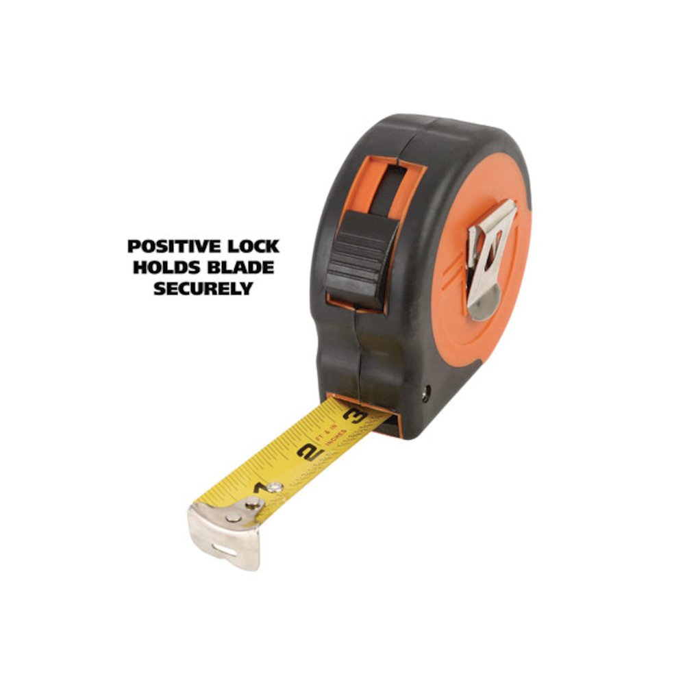 ExtraMark Power Tape, 1" x 25 ft, Steel, Orange/Black. Picture 5