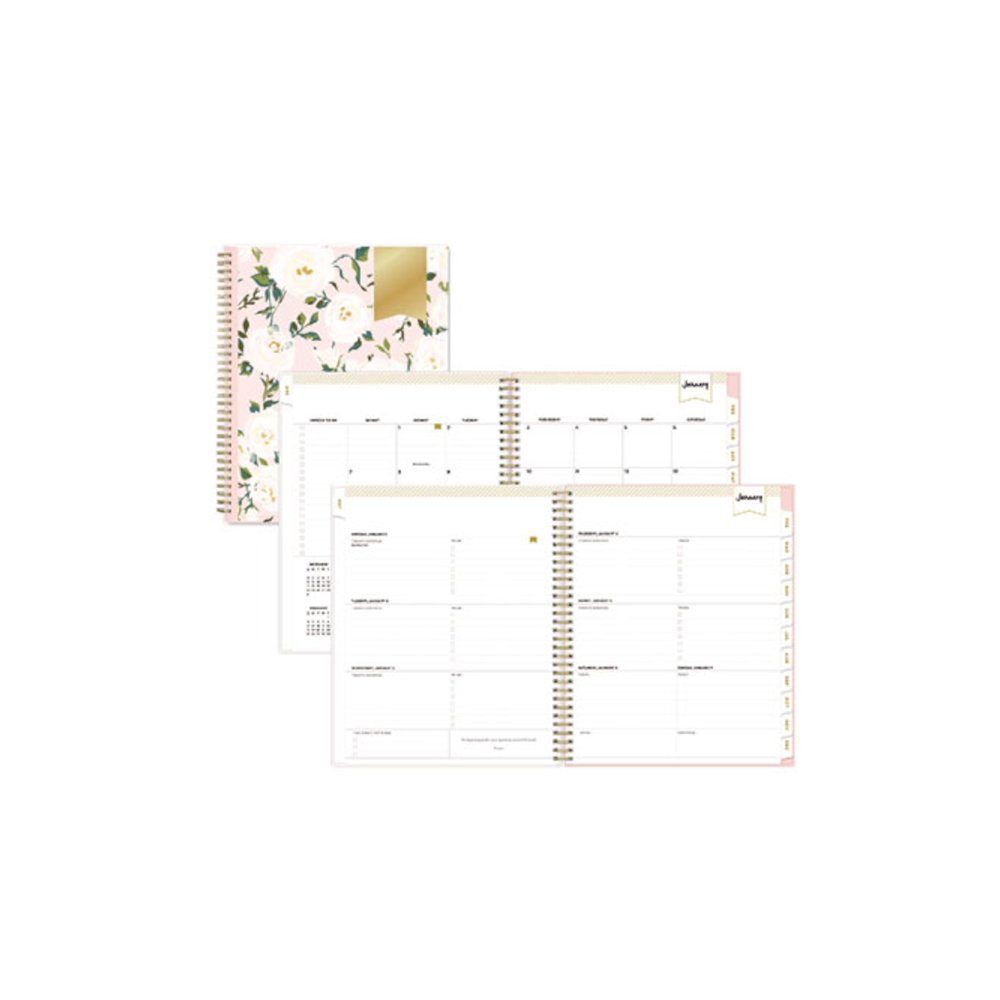 Day Designer Coming Up Roses Create-Your-Own Cover Weekly/Monthly Planner, Roses Artwork, 11 x 8.5, 12-Month (Jan-Dec): 2026. Picture 1