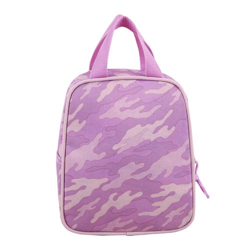 Bijoux Lunch Bag, 7.5 x 4.25 x 9, Pink Camo. Picture 3