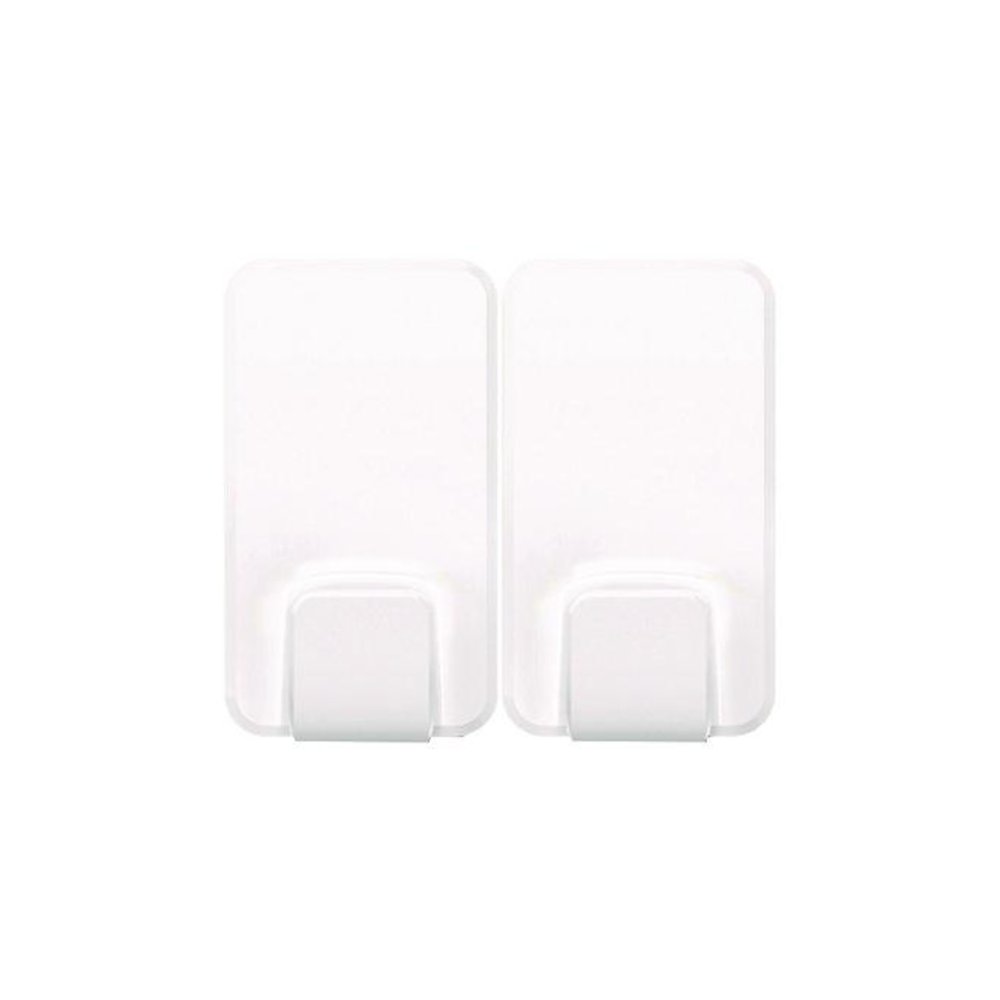 X-large Utility Hooks, Plastic, White, Supports 15 lb, 2/Pack. Picture 1